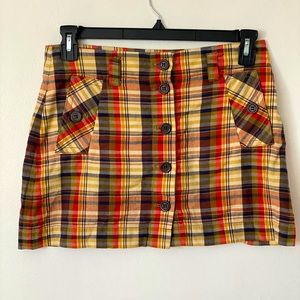 Adorable plaid JCrew skirt